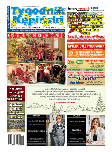 Najnowszy numer Tygodnika Kepińskiego - 51