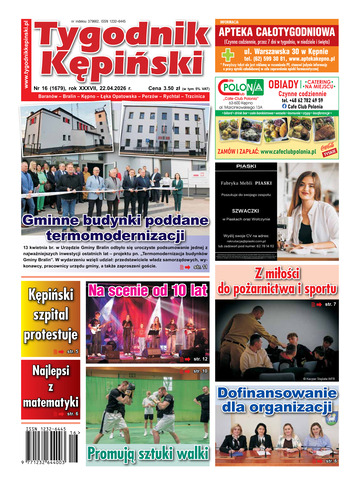 Najnowszy numer Tygodnika Kepińskiego - 16