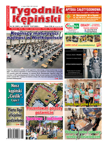 Najnowszy numer Tygodnika Kepińskiego - 28