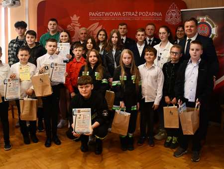 Popisali się wiedzą przeciwpożarową i ratowniczą