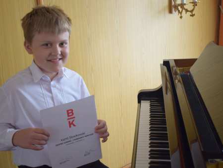 Wyróżnienie dla młodego pianisty