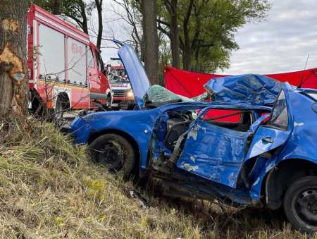 Tragedia na drodze. Nie żyje 22-latek