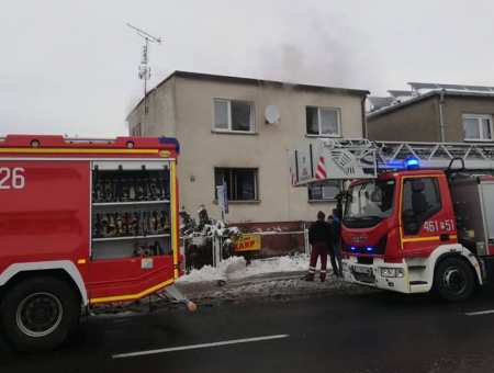Palił się budynek mieszkalny przy ul. Wrocławskiej