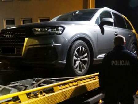 Odnaleźli skradzione Audi Q7