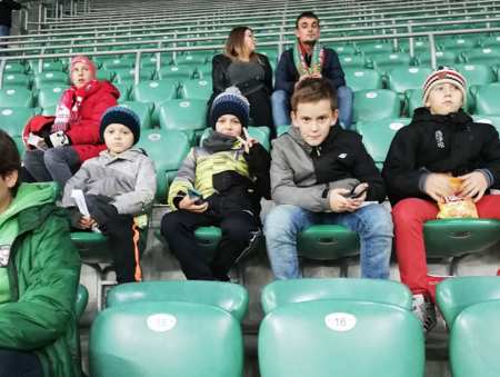 LKS „Sokół” Bralin na meczu Ekstraklasy we Wrocławiu