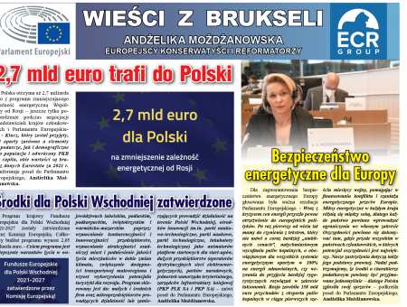 2,7 mld euro trafi do Polski
